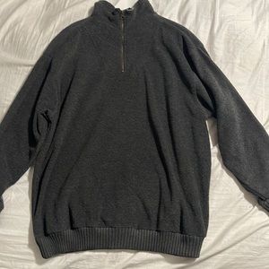 St. John’s Bay zip up pullover/sweater x-large grey